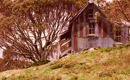 Old Alpine Hut in the Victorian Alps - Australia