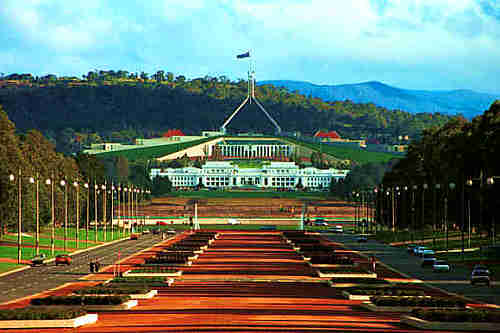 Canberra - capital city for The Commonwealth of Australia