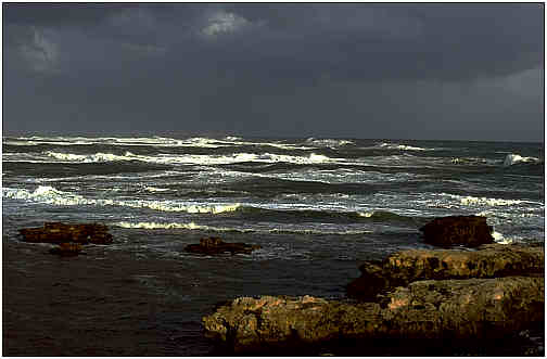 View of the sea along the Great Ocean Road - Victoria