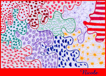 Lively modern pattern