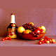 Wine and Bowl of Fruit