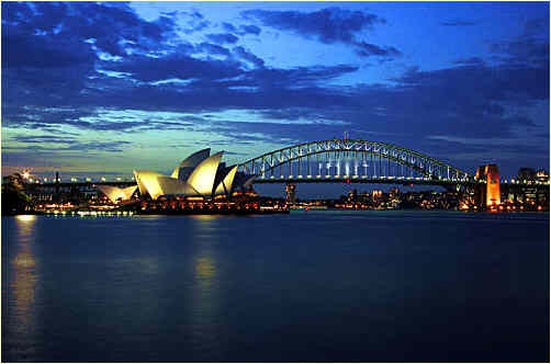 Sydney Harbour and Opera House